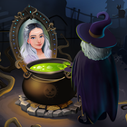 Potion de sorcière à princesse icône