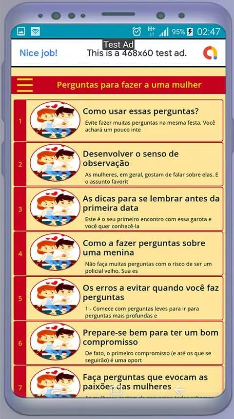 Crush - Perguntas e Dicas para Falar para ela APK للاندرويد تنزيل