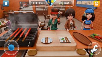 Kebab Food Chef Simulator Game ảnh chụp màn hình 1