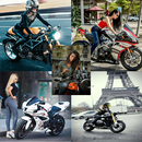 Girls Bikes - Lady Bikers Wallpaper-APK