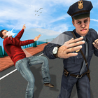 Slap City Cop Run Escape Game icône