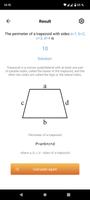 Calculatrice perimeter capture d'écran 2