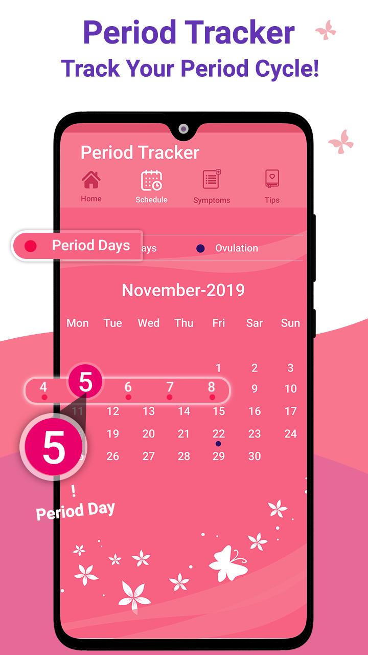 Lady Periods Tracker Kalendarz Cyklu Owulacji Para Android Apk Baixar traker kalendarz