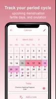 Period and Ovulation Tracker اسکرین شاٹ 1