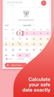 3 Schermata Period Tracker, Menstruation & Ovulation Calendar