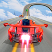 Stunt car driving: mega ramp