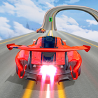 Stunt car driving: mega ramp icon