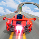 Stunt car driving: mega ramp icon