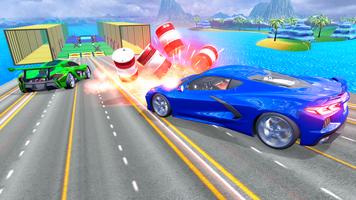 Stunt car driving: mega ramp screenshot 2