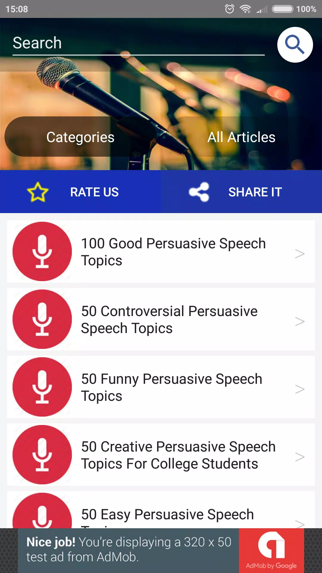 Speech Topics in English - APK Download for Android