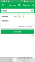 German Persian Dictionary capture d'écran 2