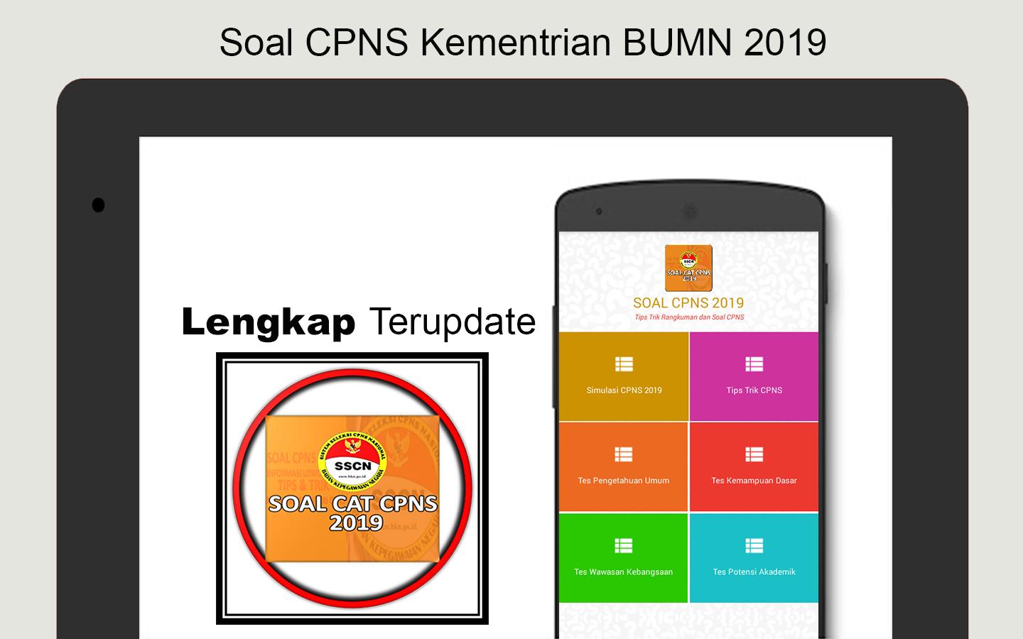 SOAL CAT CPNS TERBARU 20192020 CAT TWK TKP TIU APK for Android Download
