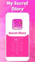 Secret diary with lock capture d'écran 1