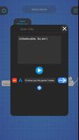 Decision Game:A easy tool for make word game capture d'écran 1