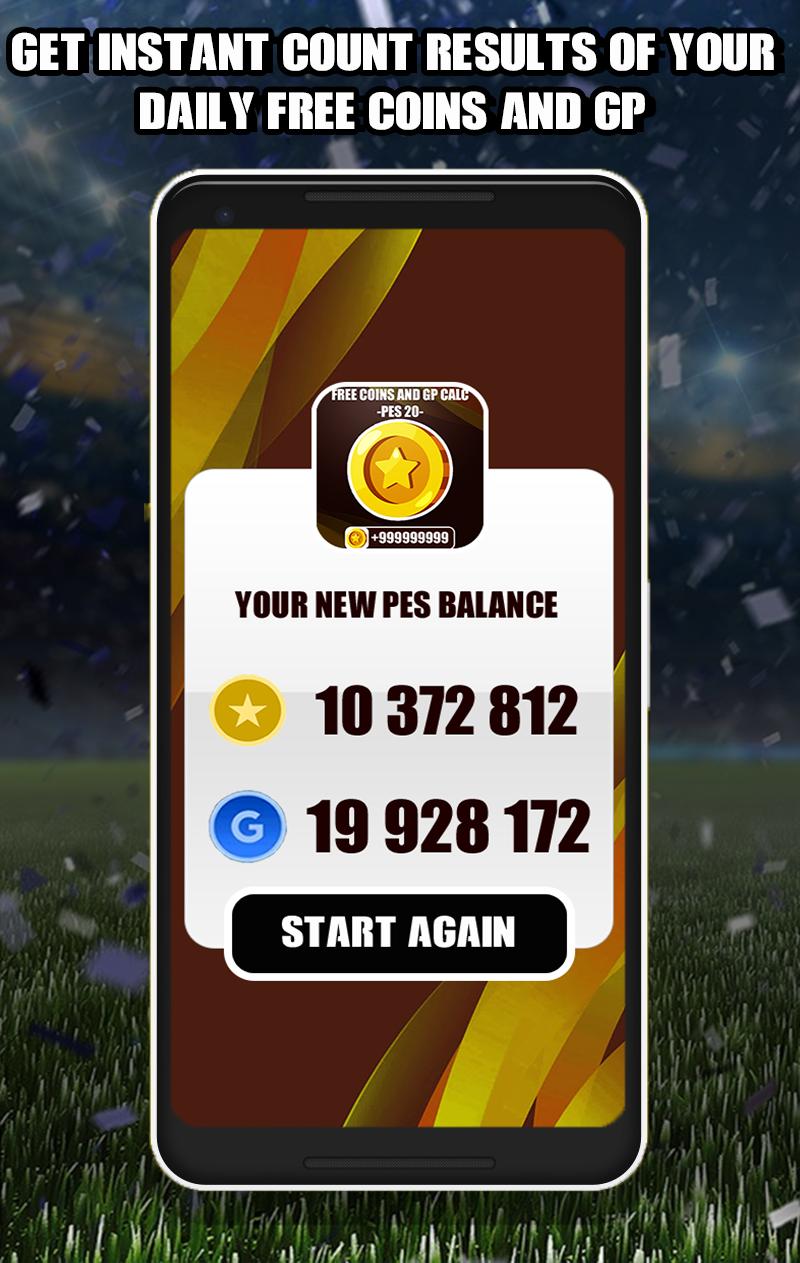 Free Myclub Coins And Gp Calc For Pes 2020 For Android Apk Download - how to hack coins in reson to die roblox