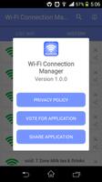 Wi-Fi Connection Manager capture d'écran 1