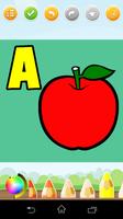 ABC Coloring Game Poster