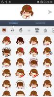 Animated Sticker for messenger پوسٹر