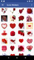 Romantic love stickers syot layar 2