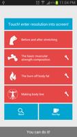 Home exercise diet free(body)-poster