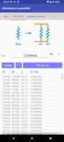 برنامه‌نما Series/Parallel Resistors عکس از صفحه