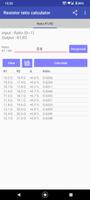 Resistor ratio calculator screenshot 1