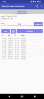 Resistor ratio calculator capture d'écran 1