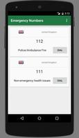 Emergency Numbers الملصق