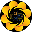 Yellow Digital Watch Face aplikacja