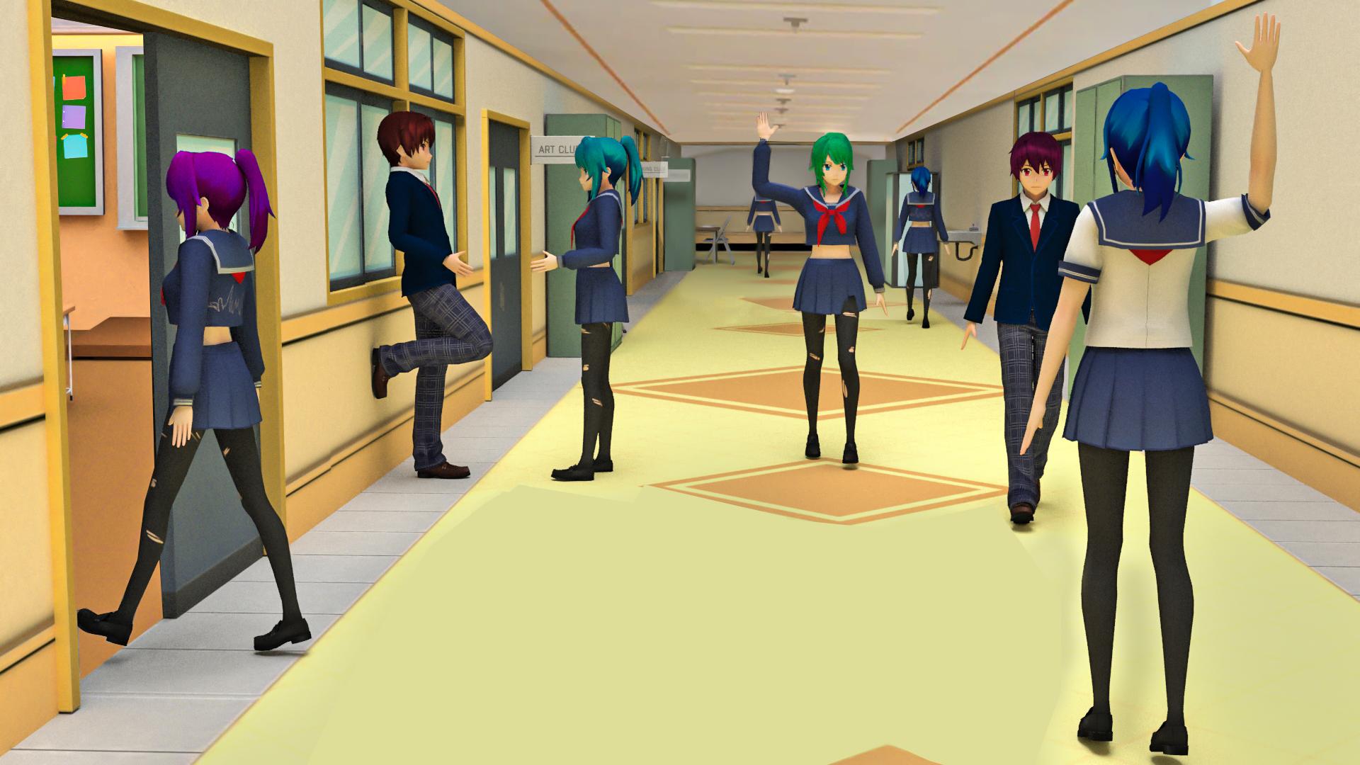 School girls simulator одежда