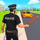 Police Simulator jeux police icône