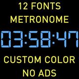 Digital Clock with Metronome icon