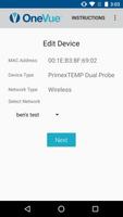 OneVue Wired Device Config screenshot 1