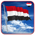 Yemen Flag Live Wallpaper icône