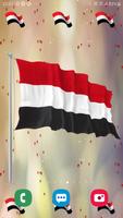 Yemen Flag Live Wallpaper poster