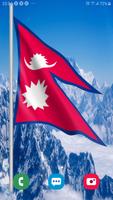 Nepal Flag Live Wallpaper-poster