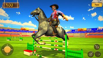 Horse Racing Game 3D - Horseback Riding Simulator 截图 1