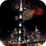 Feux d'artifice du Nouvel An icône