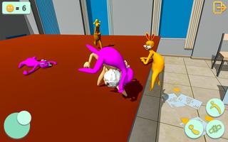 Gang Pet Beasts: Push Battle Party io captura de pantalla 1