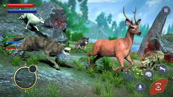Wolf Sim: Offline Animal Games Affiche
