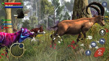 Wolf Sim: Offline Animal Games imagem de tela 1