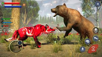 Wolf Sim: Offline Animal Games capture d'écran 2