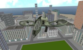 airplane helicopter rescue sim پوسٹر