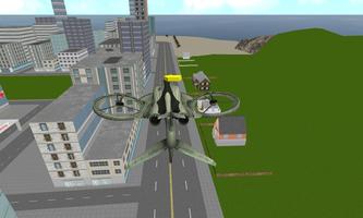 airplane helicopter rescue sim syot layar 1