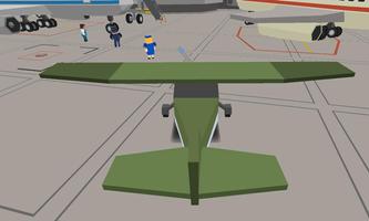 Blocky Airplane Airport Park screenshot 1
