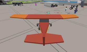 Blocky Airplane Airport Park screenshot 2