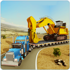 Construction Machines Transporter icon