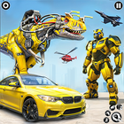 Dino Robot Transform War Game icône