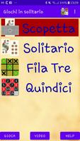 Giochi in solitario Plakat