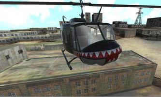 helicopter rescue practice sim پوسٹر